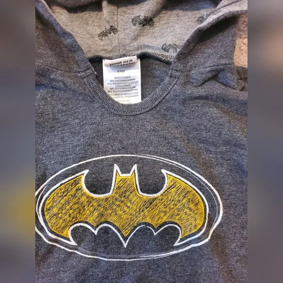 Batman Baby Hoodie and Joggers Set - Gray - Picture 2 of 3